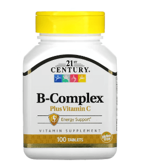 21st Century, B-복합체 플러스 비타민C, 100정