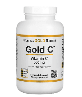California Gold Nutrition, Gold C, USP 등급 비타민C, 500mg, 베지 캡슐 240정