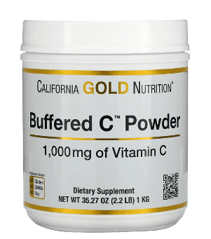 California Gold Nutrition, 완충형 골드 C, 비산성 비타민C 분말, 아스코르브산 나트륨, 1,000mg, 1kg(2.2lb)