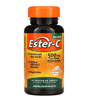 American Health, Ester-C, 500mg, 식물성 정제 90정
