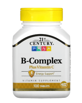 21st Century, B-복합체 플러스 비타민C, 100정